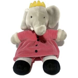 Babar the Elephant Queen Celeste Elephant Plush 12" Tall by Dakin Inc